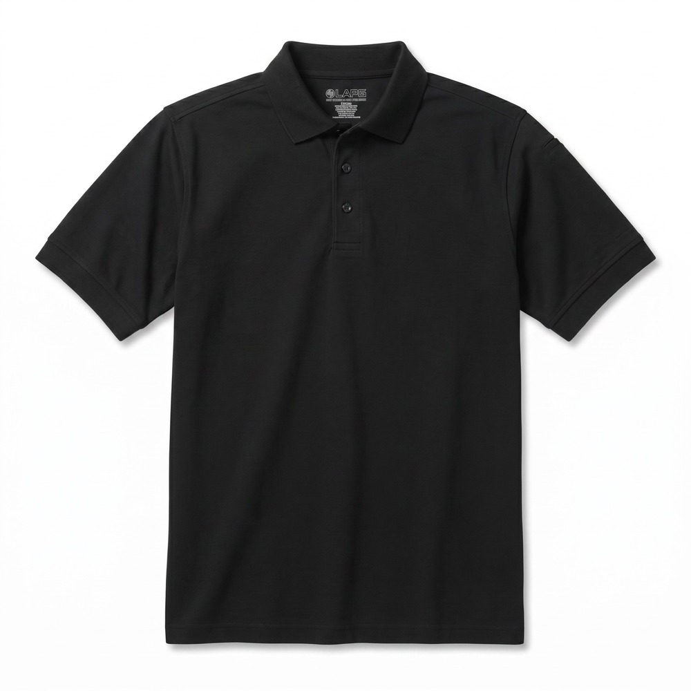 LA‎ Police Gear Operator Tactical Polo Mens Medium Black Excellent Pen Pocket
